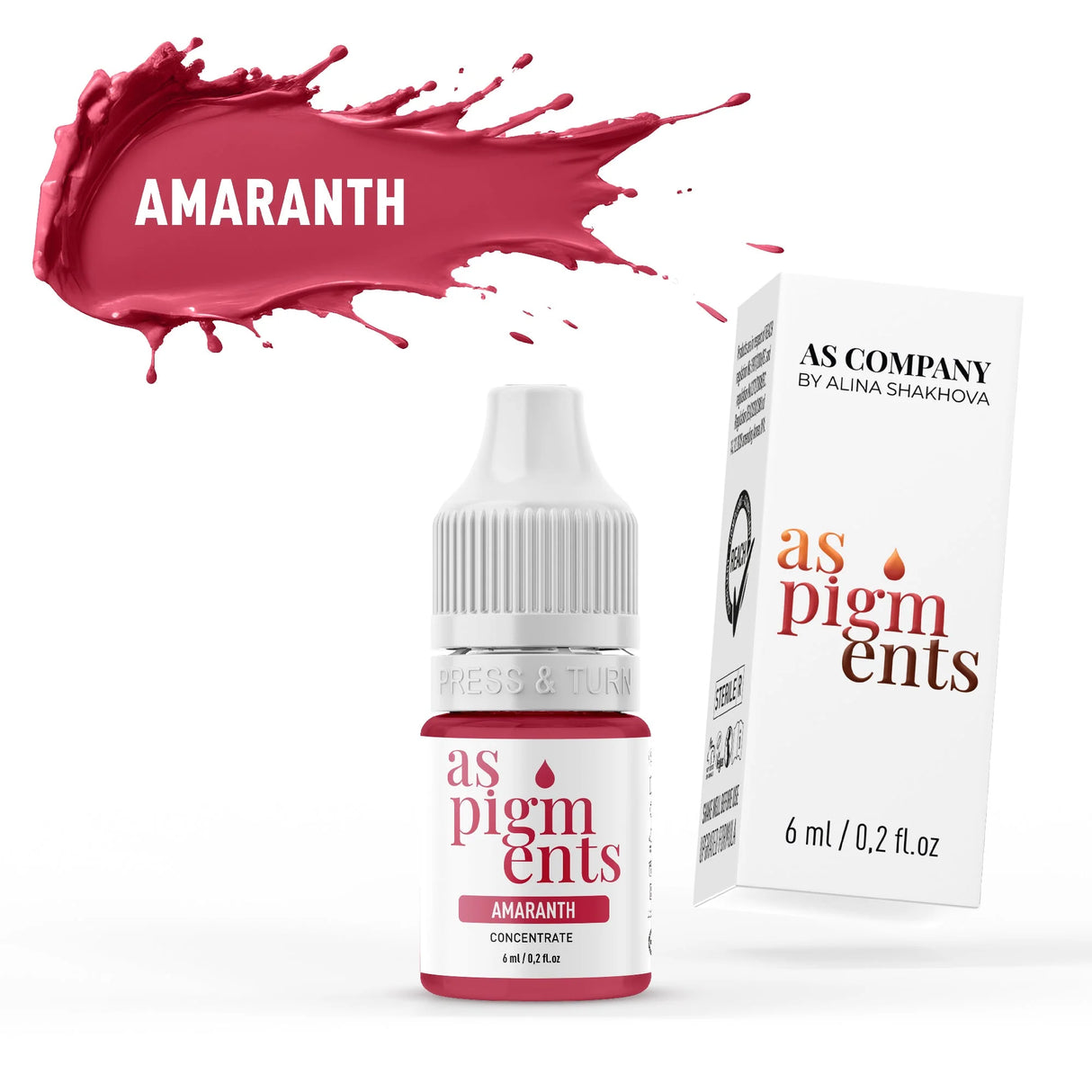 AS COMPANY Amaranth/Concentrate (AS Pigments) 6/12ml