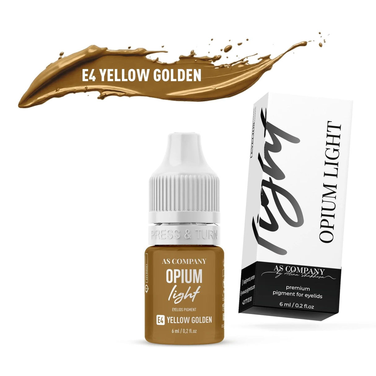 AS COMPANY Hybrid Eyelid Set (Opium Light) 6pcs/6ml