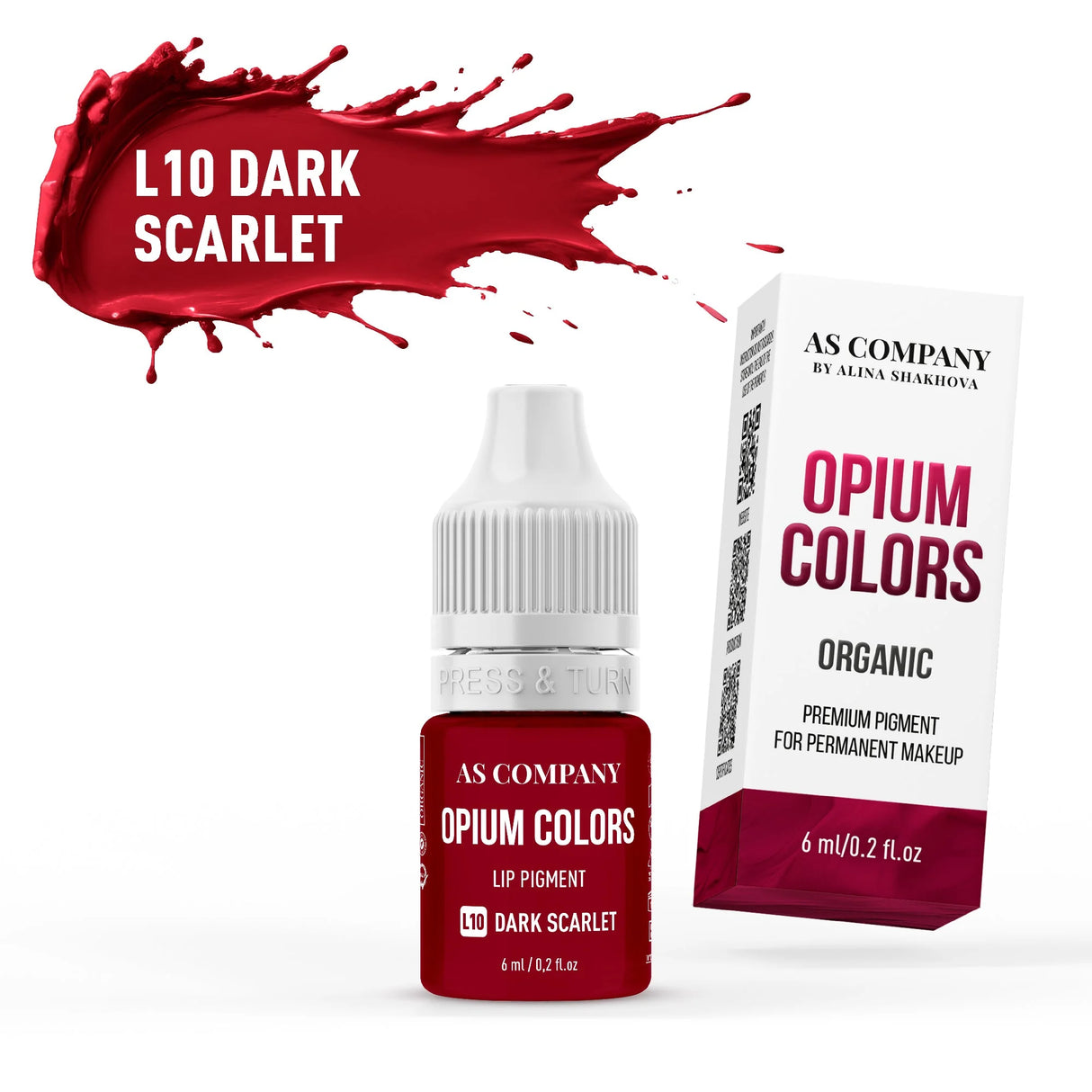 AS COMPANY L10-Dark Scarlet (OPIUM COLORS) 6/15ml
