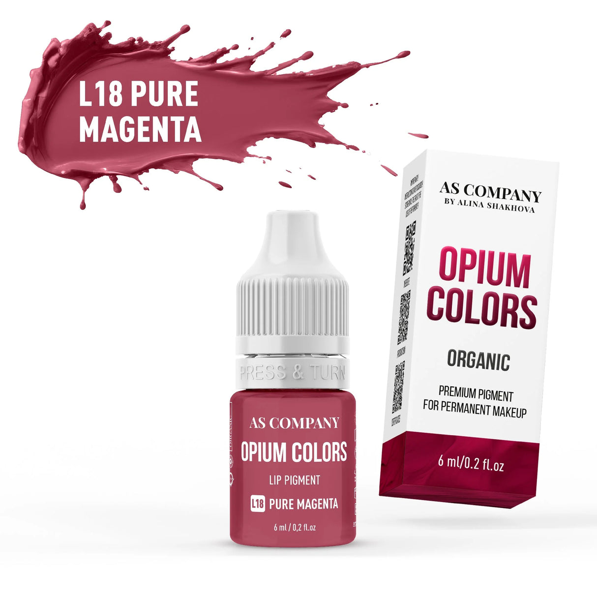 AS COMPANY L18-Pure Magenta (OPIUM COLORS) 6/15ml