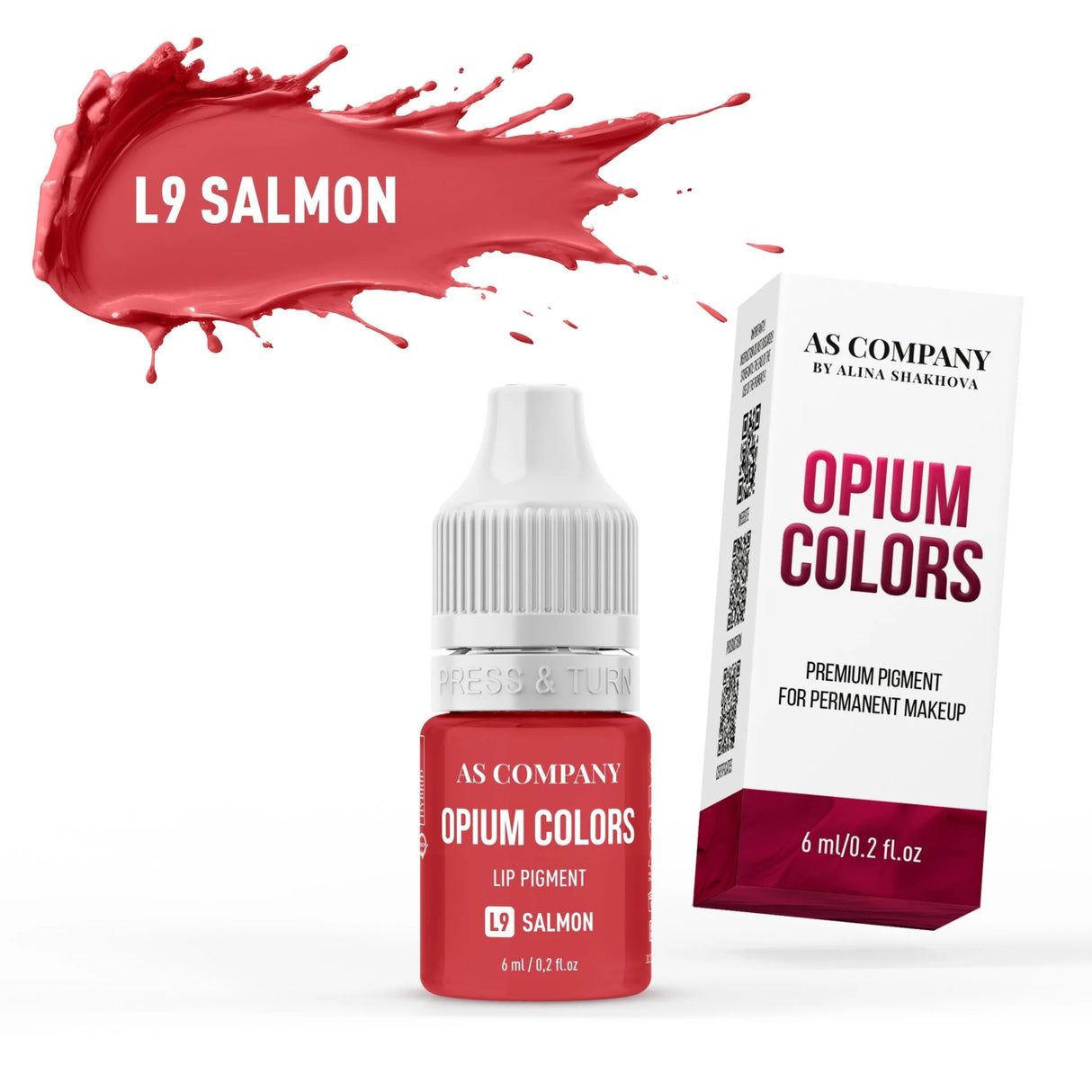 AS COMPANY L9-Salmon (OPIUM COLORS) 6/15ml