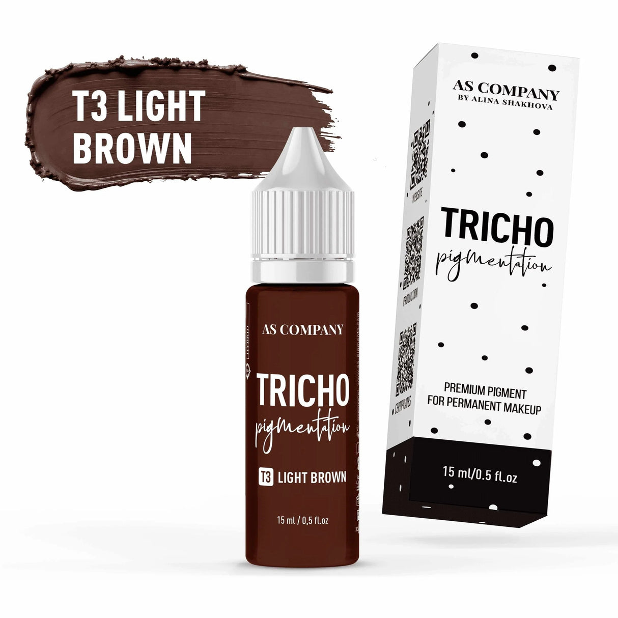AS COMPANY T3 Light Brown (TRICHOPIGMENTATION) 15ml