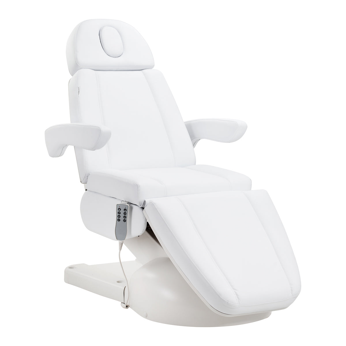 Azzurro Lux 4m white cosmetic chair with cradle - BVShop