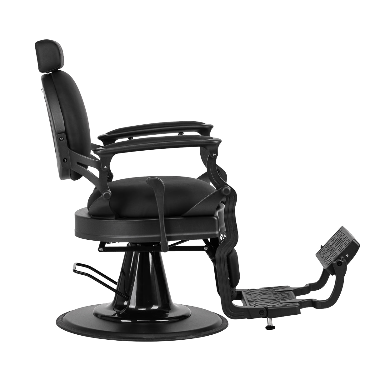 Barber chair Gabbiano Niccolo Black buttonless - BVShop