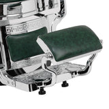 Barber chair Gabbiano President green Chrom - BVShop