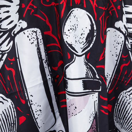 Barber hairdressing cape with elastic band J-457 - BVShop