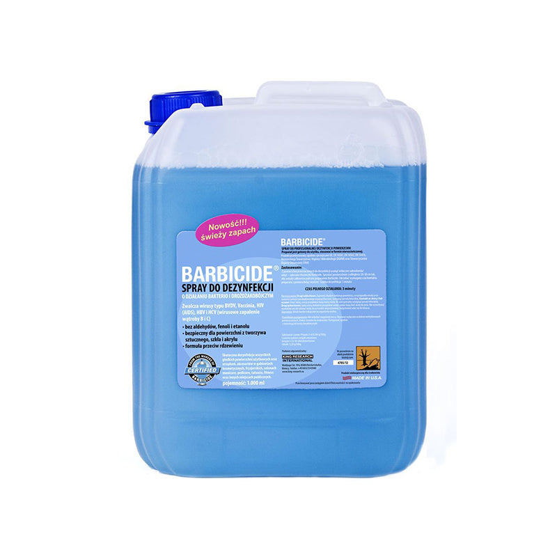Barbicide spray for disinfecting all surfaces, fragrant - refill 5l - BVShop