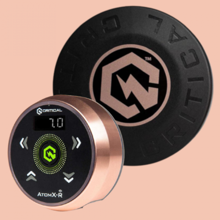 Critical Tattoo AtomX-R And CXP19 Footswitch Bundle Rose/Rose