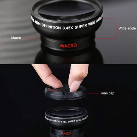 Mobile Phone Wide Angle And Macro Camera Lens - BVShop