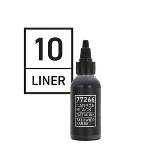 Carbon Black Tattoo Ink Liner 10 100ml - BVShop