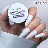 Claresa builder gel Soft&Easy gel milk white 12g - BVShop