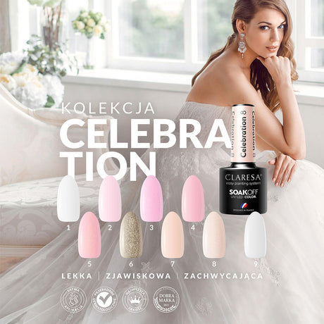 CLARESA Hybrid nail polish CELEBRATION 9 -5g - BVShop