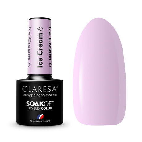 CLARESA hybrid polish Ice cream 6 -5g - BVShop
