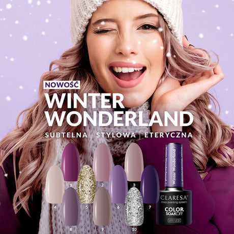 CLARESA Hybrid Polish Winter Wonderland 6 - 5g. - BVShop