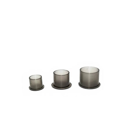 Clear Black Ink Caps S/M/L 100pcs - BVShop