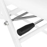 COSMETIC CHAIR 557A WITH CUVETTE WHITE - BVShop