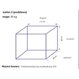 Cosmetic chair hyd. a 210 is white - BVShop