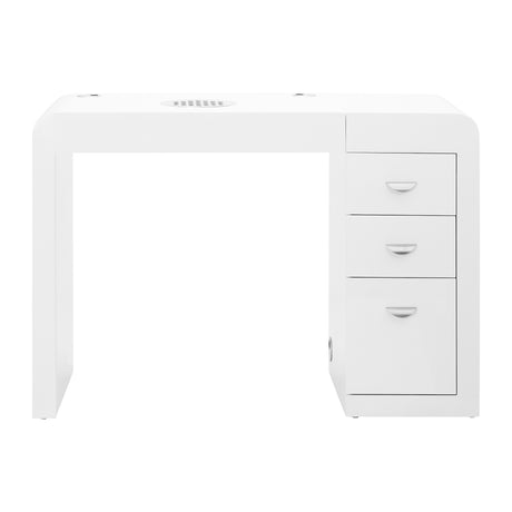 Cosmetic desk 312 white left - BVShop