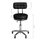 Cosmetic stool am-877 black - BVShop