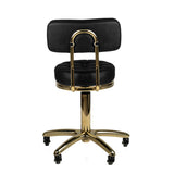 Cosmetic stool gold am-961 black - BVShop