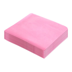 Disposable chair cover with elastic band, 10 pcs. pink - BVShop
