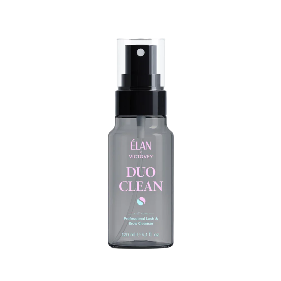 ELAN DuoClean lash and brow cleanser 120 ml bottle