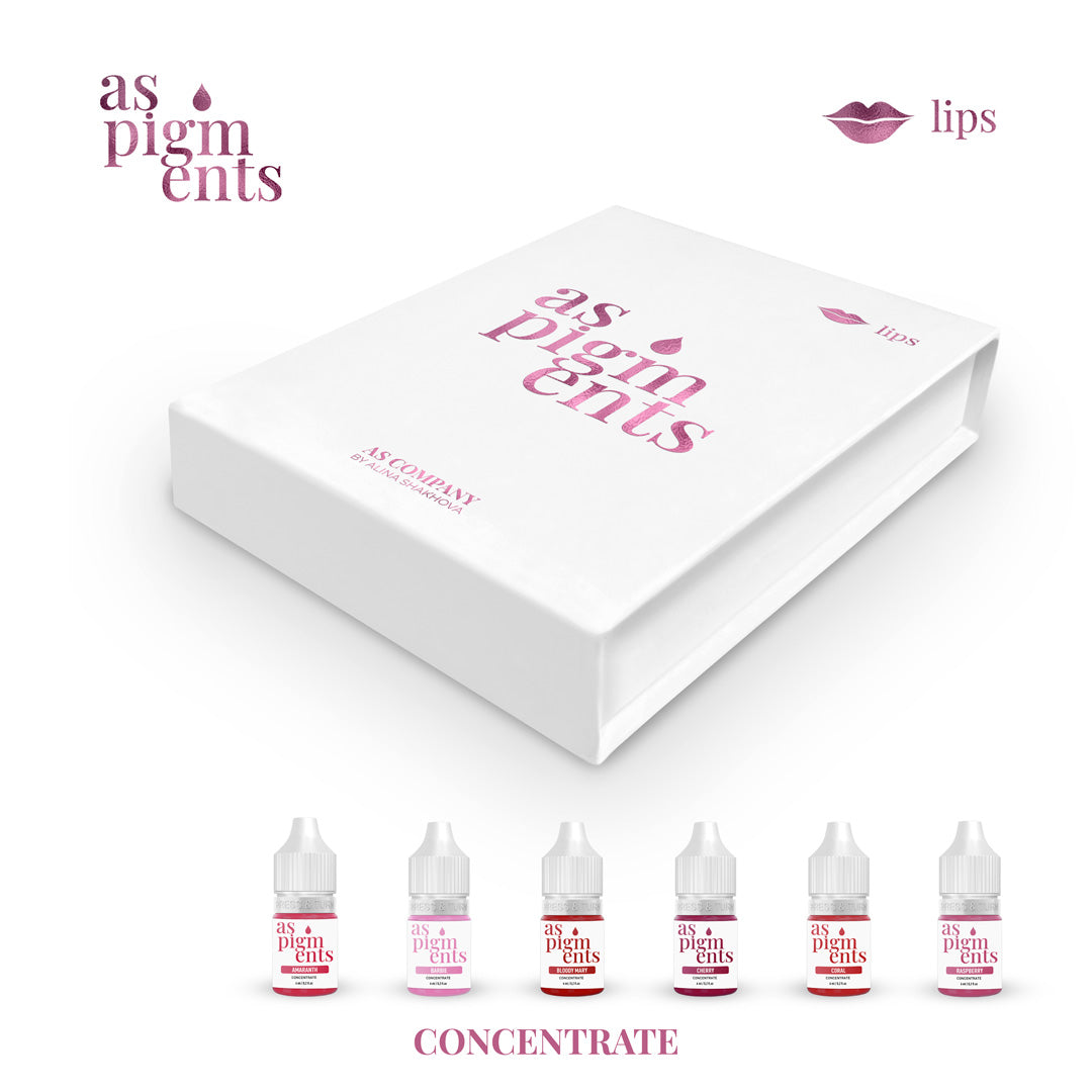 AS COMPANY Concentrate Set (AS Pigments) 6pcs/6ml