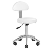 Electric cosmetic chair lux 273b + stool 304 white - BVShop