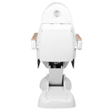 Electric cosmetic chair lux 273b + stool 304 white - BVShop