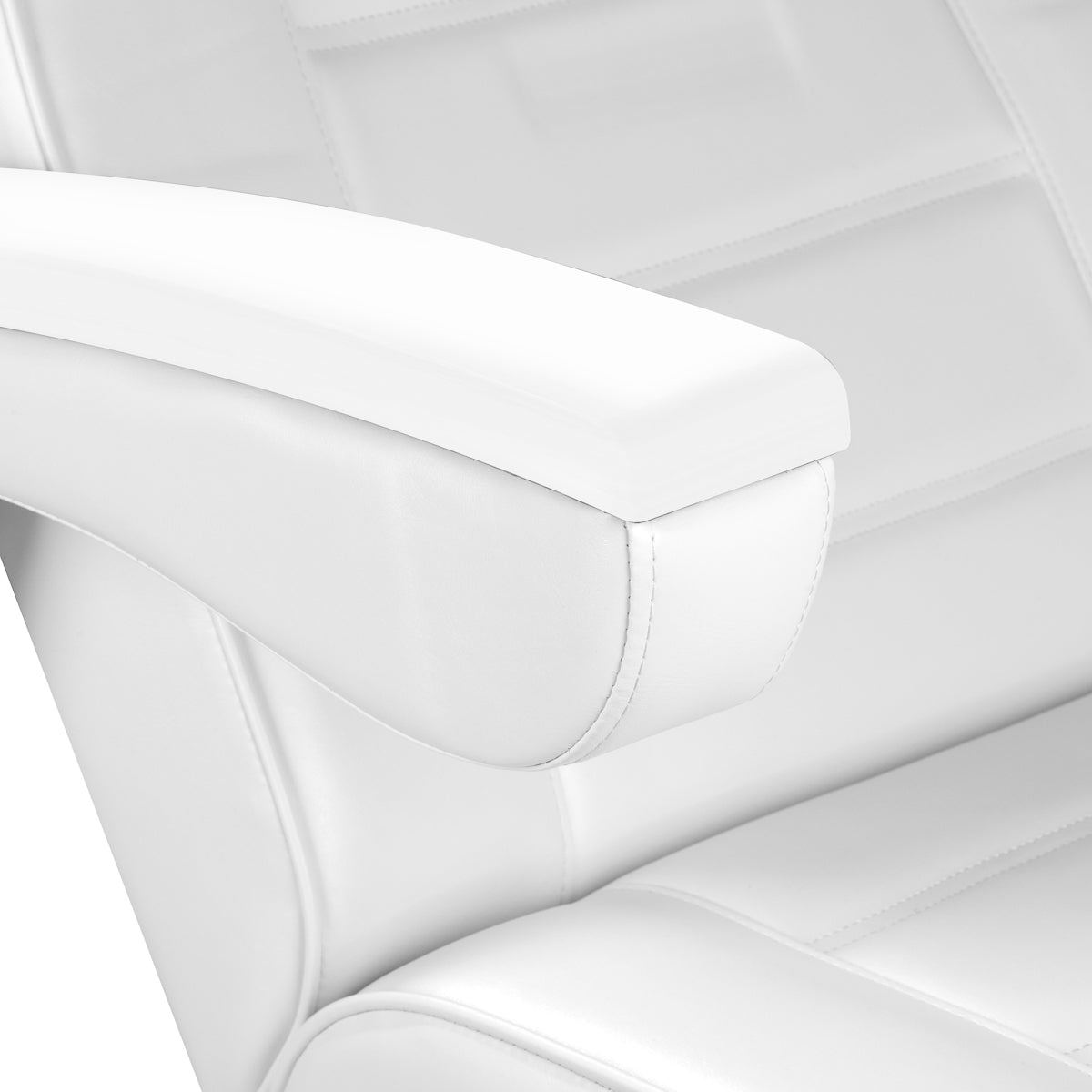 Electric cosmetic chair lux 4m white with a cradle - BVShop