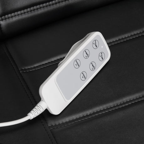 Electric cosmetic chair SILLON Lux 273B 3 actuators black - BVShop