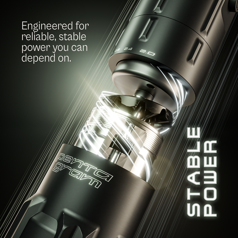 Equaliser Pentagram Wireless Tattoo Machine