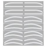 Eyebrow Template Stickers 6pcs - BVShop