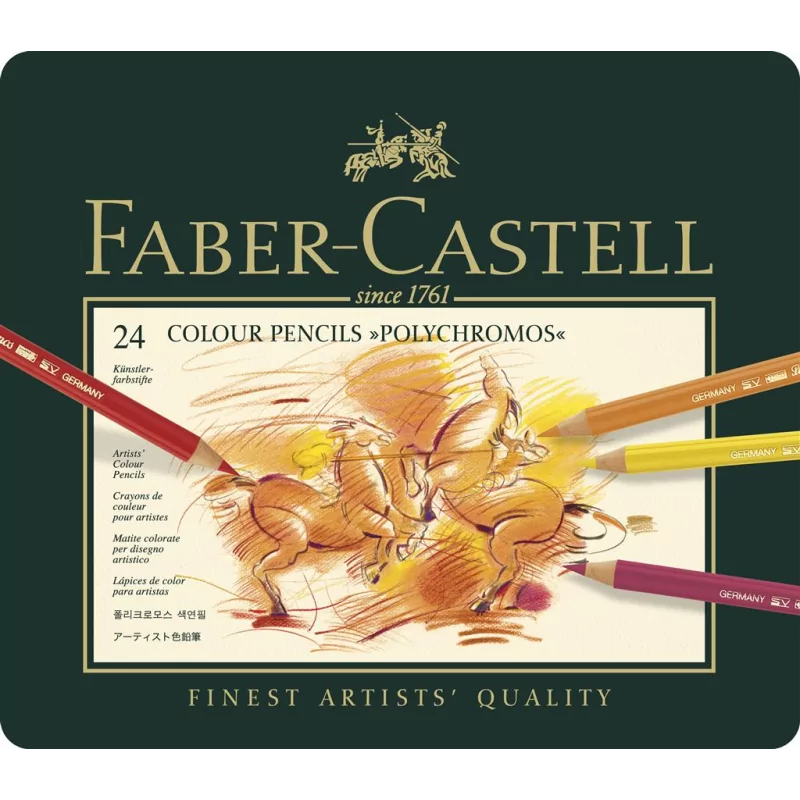 Faber-Castell colour Pencils 24pcs - BVShop