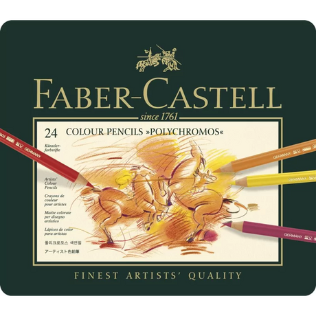 Faber-Castell colour Pencils 24pcs - BVShop