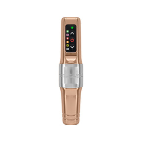 Microbeau Flux Mini Champagne Gold with PowerBolt Mini Tattoo & PMU Machine - BVShop