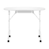 Folding desk 4031 white + bag - BVShop