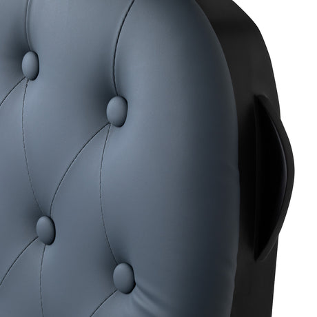 Gabbiano barber chair Francesco Black graphite - BVShop