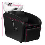 Gabbiano black Bergen hair wash unit - BVShop