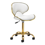 Gabbiano cosmetic stool Q-4599G White - BVShop