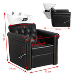 Gabbiano hair wash unit Berlin Lux black - BVShop