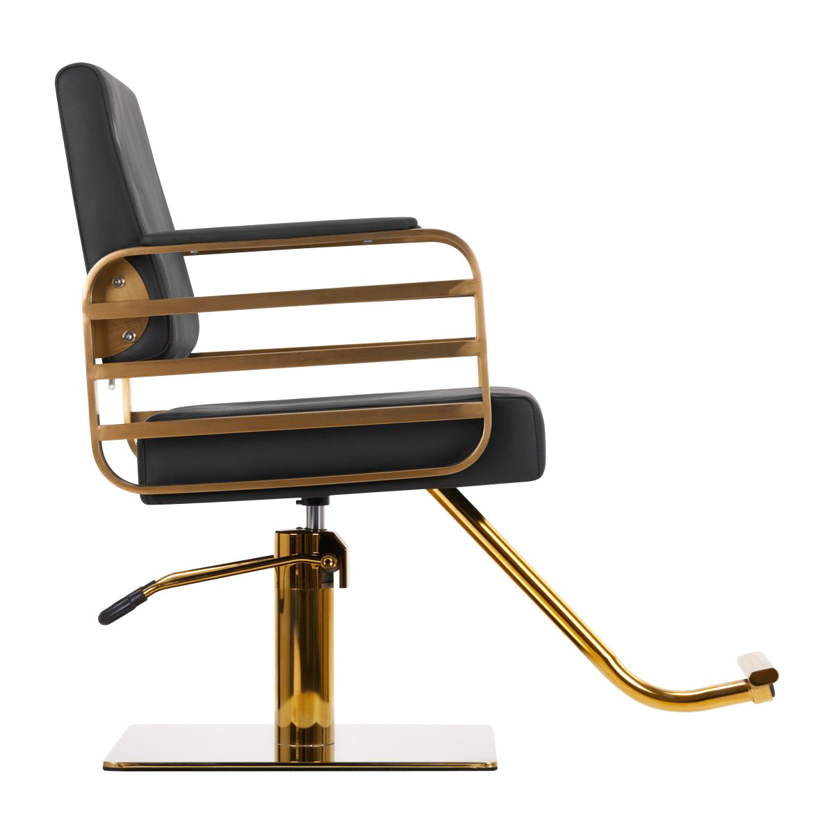 GABBIANO HAIRDRESSING CHAIR AVILA BLACK GOLD - BVShop