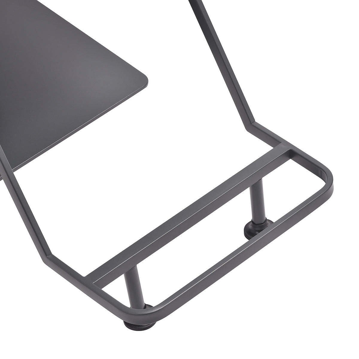 Gabbiano hairdressing chair Porto gray black - BVShop