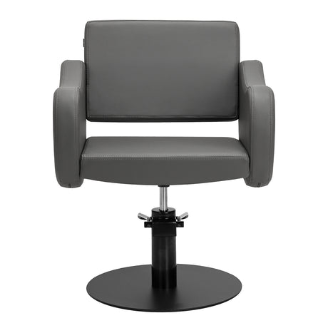 Gabbiano hairdressing chair Sewilla Gray black base - BVShop