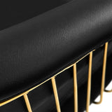 Gabbiano hairdressing wash unit Lille-M gold black - BVShop