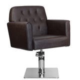 Gabbiano hamburg brown hairdressing chair - BVShop