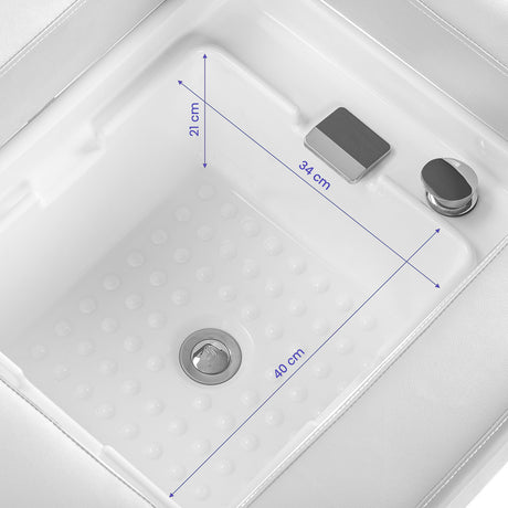 Gabbiano Head Spa Bali hair washing bed white - BVShop