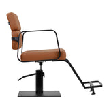 Gabbiano Porto hairdressing chair black orange - BVShop