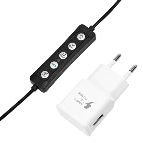 GLOW ring lamp ring RGB 13" bsc with tripod 10W - BVShop