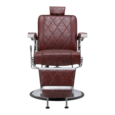 Hair System barber chair BM88066 burgundy - BVShop